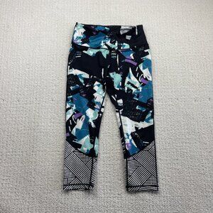 Surin Sport Leggings Athletic Gym / Yoga 90's Abstract Geometric AOP Women Sz S